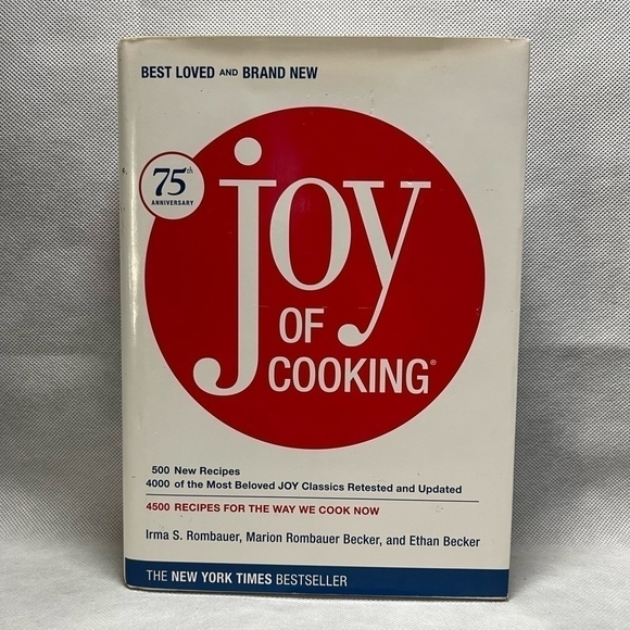 Recipes Book Joy of Cooking Cookbook Bestseller’s Cooking Recipes - Picture 1 of 2